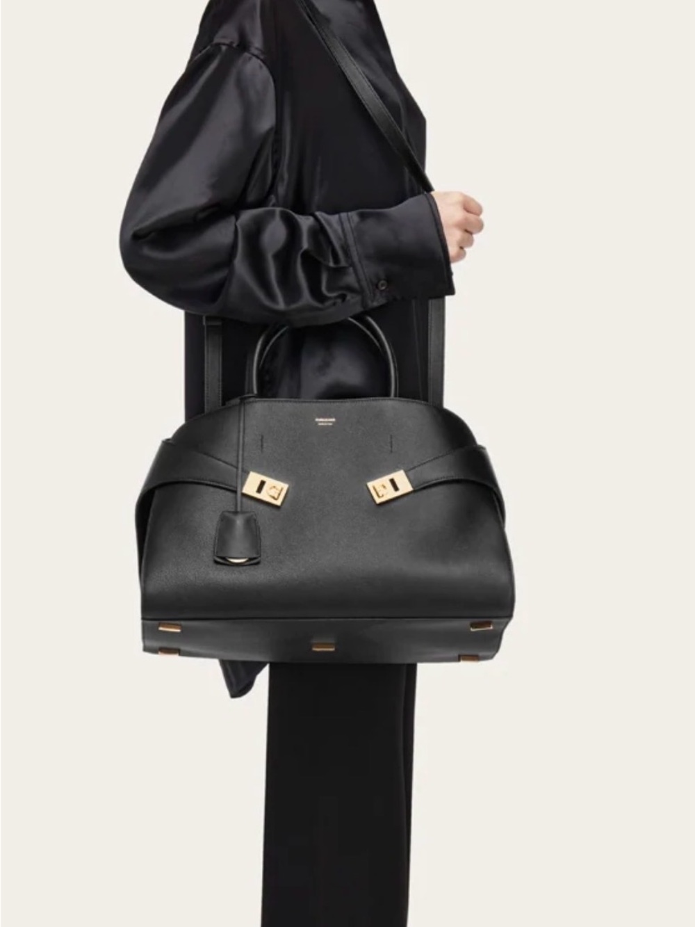 Salvatore Ferragamo large HUG w GHW new